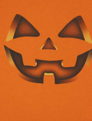 Camiseta con estampado de calabaza de Halloween para bebés y niños pequeños